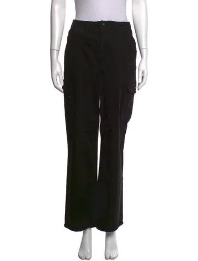 Pre-owned L'agence Straight Leg Pants In Black