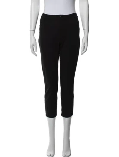 Pre-owned L'agence Straight Leg Pants In Black
