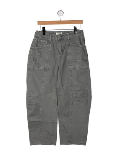Pre-owned L'agence Straight Leg Pants In Green