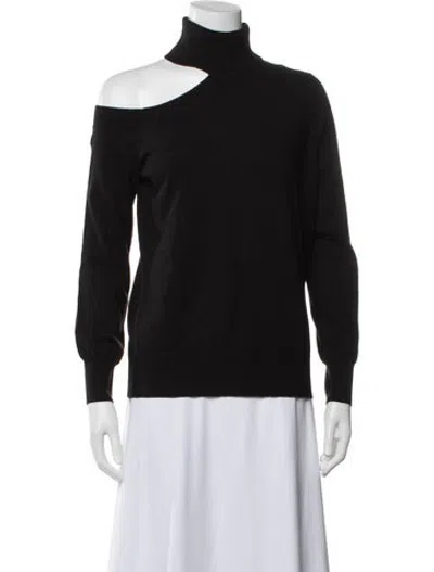 Pre-owned L'agence Turtleneck Sweater In Black