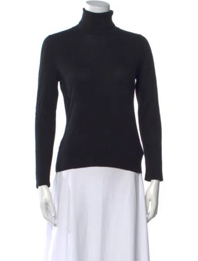 Pre-owned L'agence Turtleneck Sweater In Black