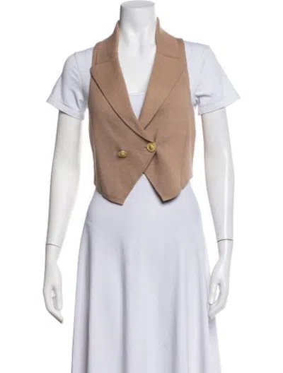 Pre-owned L'agence Vest In Neutrals