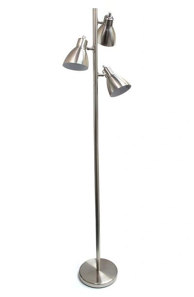 Lalia Home 3-light Floor Lamp In Metallic