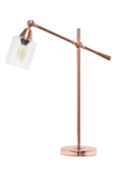 Lalia Home Adjustable Desk Lamp In Rose Gold