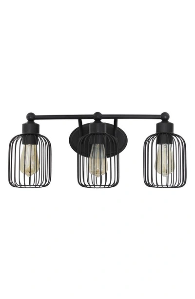 Lalia Home Cage Wall Sconce In Black