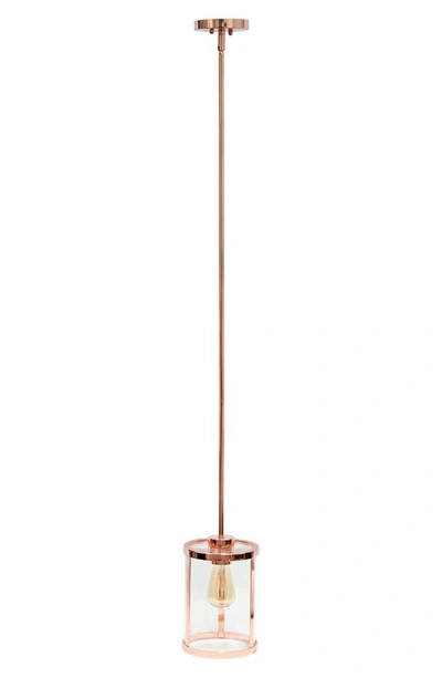 Lalia Home Glass Shade Pivoting Flush Mount Pendant Lamp In Gold