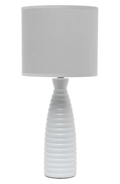 Lalia Home Grey Bottle Table Lamp In Gray