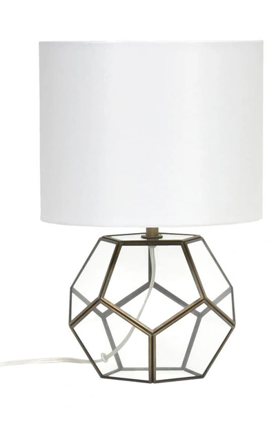 Lalia Home Octagonal Table Lamp In Gold