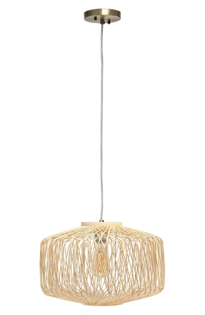 Lalia Home Rattan Ceiling Light Fixture In Neutral