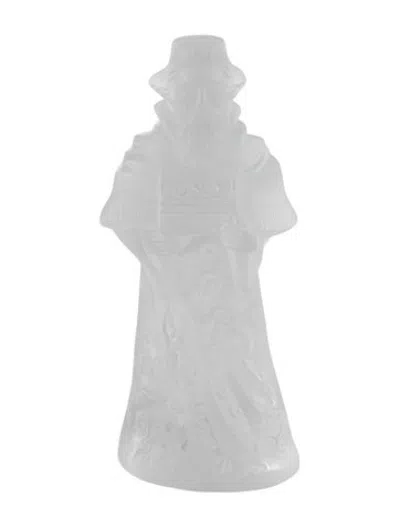 Pre-owned Lalique Three Kings Melchior Nativity Figure In Clear