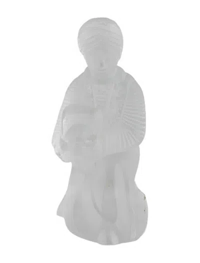 Pre-owned Lalique Three Kings Nativity Figure In Clear