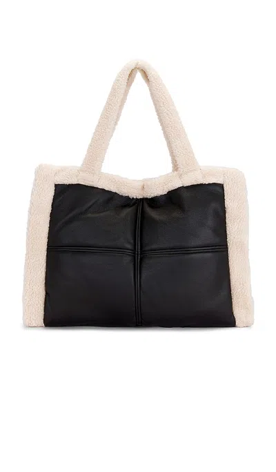 Lamarque Carys Tote Bag In Black & Ivory