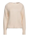 Lamberto Losani Woman Sweater Cream Size 8 Silk, Cashmere In White