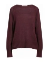 Lamberto Losani Woman Sweater Deep Purple Size 12 Silk, Cashmere