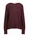 Lamberto Losani Woman Sweater Plum Size 12 Silk, Cashmere In Purple