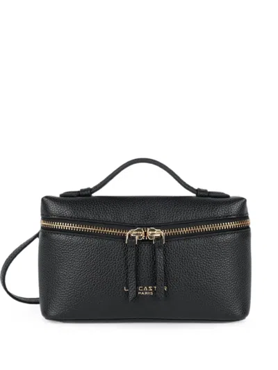 Lancaster Grained Leather Tote Bag In Black