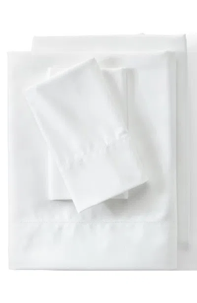 Lands' End 700 Thread Count Luxe Sateen Egyptian Cotton No Iron Bed Pillowcases In White