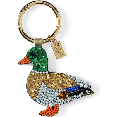 Lands' End German Shepherd Bag Charm In Gold