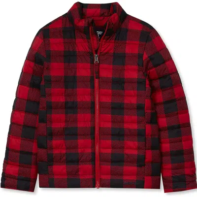 Lands' End Babies'  Kids Featherfree Insulated Packable Jacket In Red