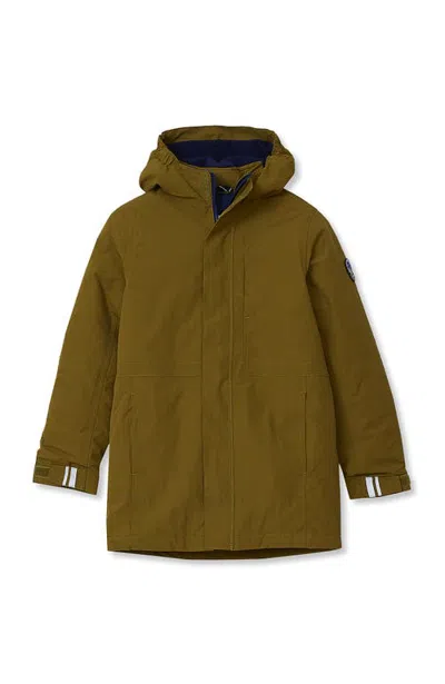 Lands' End Kids Squall Waterproof Insulated 3 In 1 Parka In Green