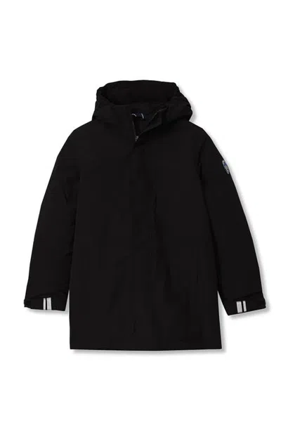 Lands' End Kids Squall Waterproof Insulated 3 In 1 Parka In Black