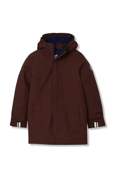 Lands' End Kids Squall Waterproof Insulated 3 In 1 Parka In Brown