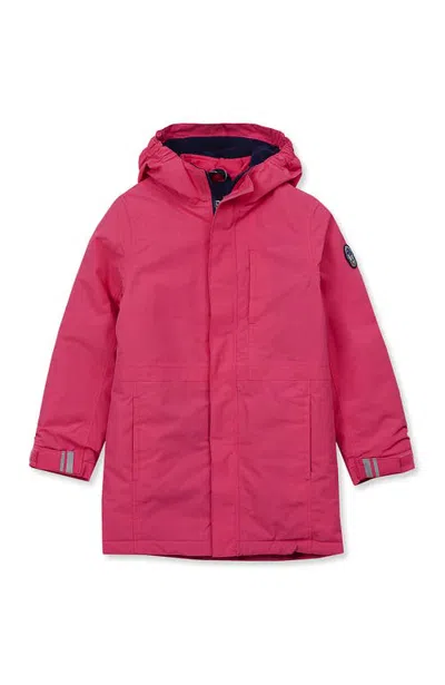 Lands' End Kids Squall Waterproof Insulated 3 In 1 Parka In Red