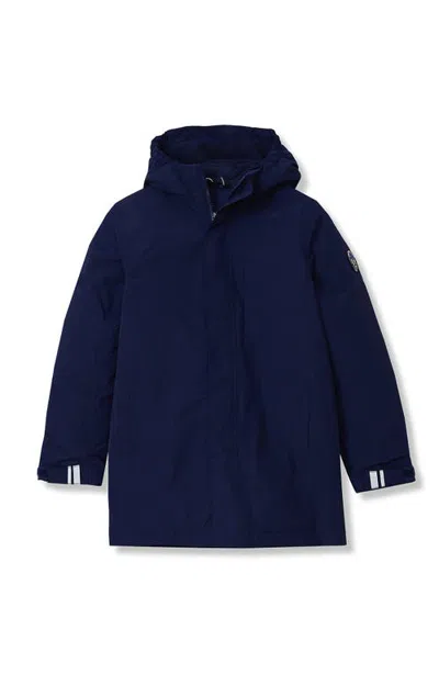 Lands' End Kids Squall Waterproof Insulated 3 In 1 Parka In Blue