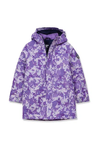 Lands' End Kids Squall Waterproof Insulated 3 In 1 Parka In Purple