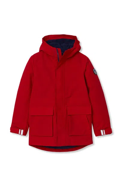 Lands' End Kids Squall Waterproof Insulated Winter Parka In Red