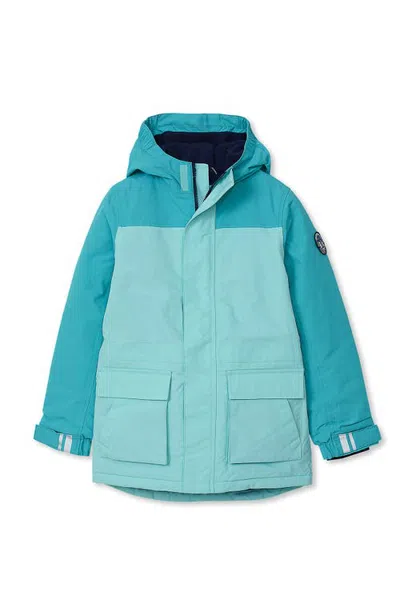 Lands' End Kids Squall Waterproof Insulated Winter Parka In Blue
