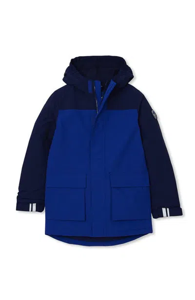Lands' End Kids Squall Waterproof Insulated Winter Parka In Blue