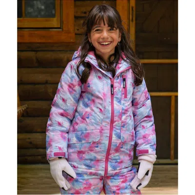 Lands' End Kids Water Resistant Snow Activity Jacket In Pink