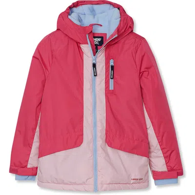 Lands' End Kids Water Resistant Snow Activity Jacket In Pink
