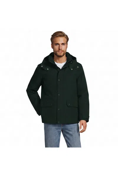 Lands' End Men's Big Expedition Waterproof Down Jacket In Green