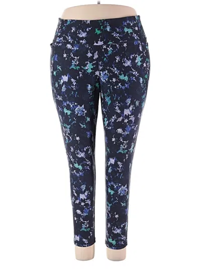 Pre-owned Lane Bryant Active Pants In Blue