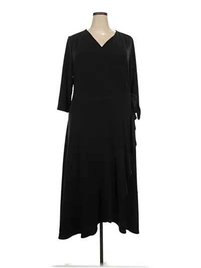 Pre-owned Lane Bryant Casual Dress In Black
