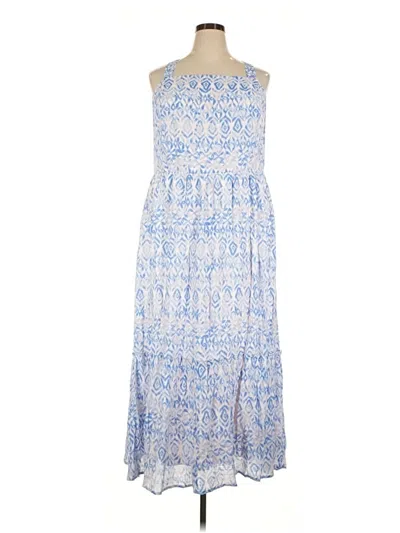 Pre-owned Lane Bryant Casual Dress In Blue