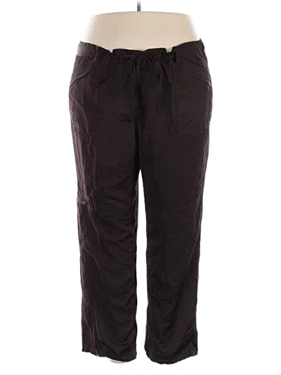 Pre-owned Lane Bryant Casual Pants In Black