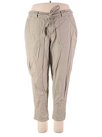 Pre-owned Lane Bryant Casual Pants In Gray