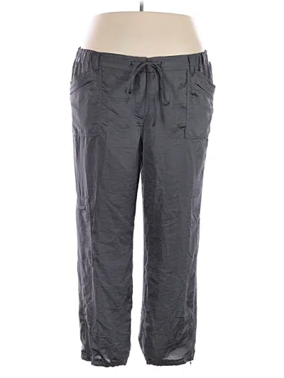 Pre-owned Lane Bryant Casual Pants In Gray