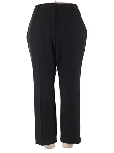 Pre-owned Lane Bryant Dress Pants In Black