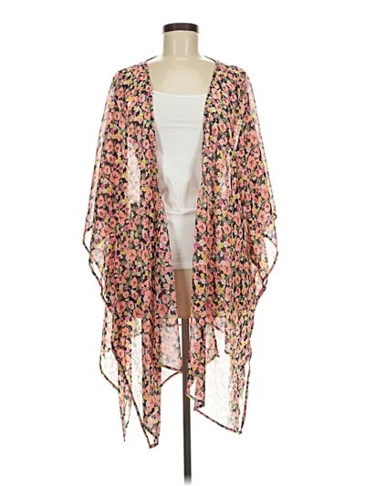 Pre-owned Lane Bryant Kimono In Pink