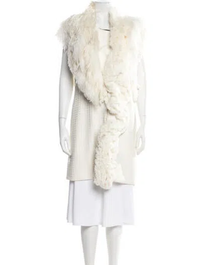 Pre-owned Lanvin 2017 Coat In White
