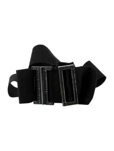Pre-owned Lanvin Belt In Black