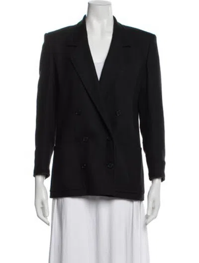 Pre-owned Lanvin Blazer In Black