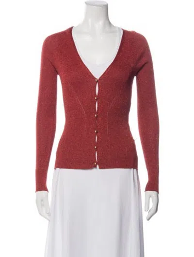 Pre-owned Lanvin Jacket In Red