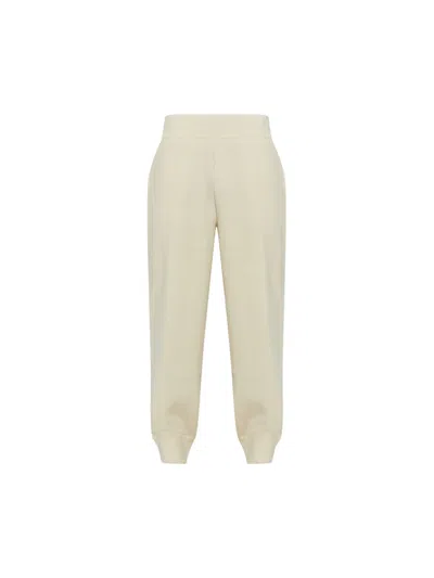 Lanvin Knitted Jogger Trousers In Beige