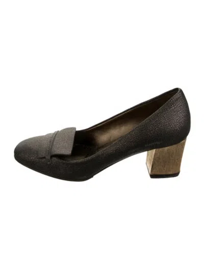 Pre-owned Lanvin Leather Pumps In Black