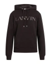 Lanvin Man Sweatshirt Dark Brown Size L Cotton, Polyester